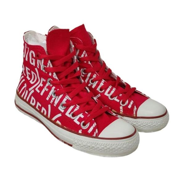 Vintage Y2K Red (RED) Converse sz 6 - Picture 1 of 9